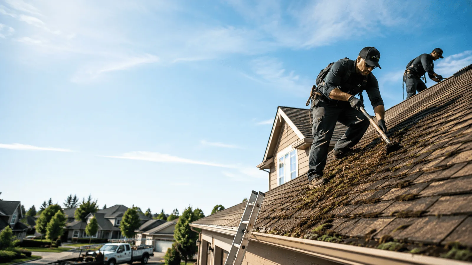 Roof Moss Removal in Fairchild, WI near me